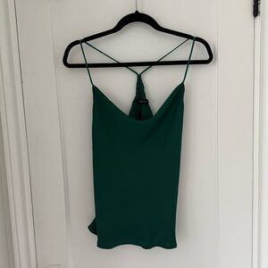 Deluc Forest Green Camisole Top